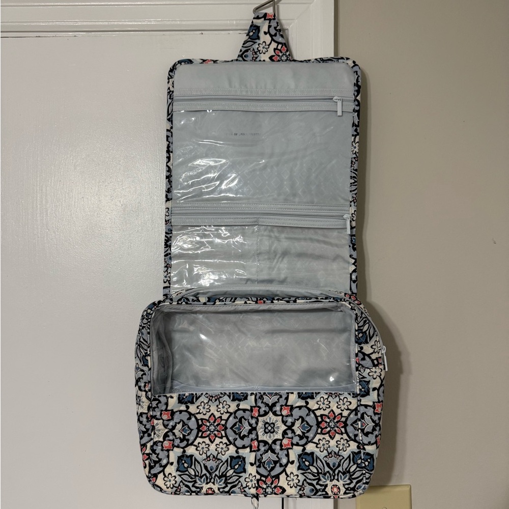 Vera Bradley Floral Travel Bag - Black, Pink, Blue